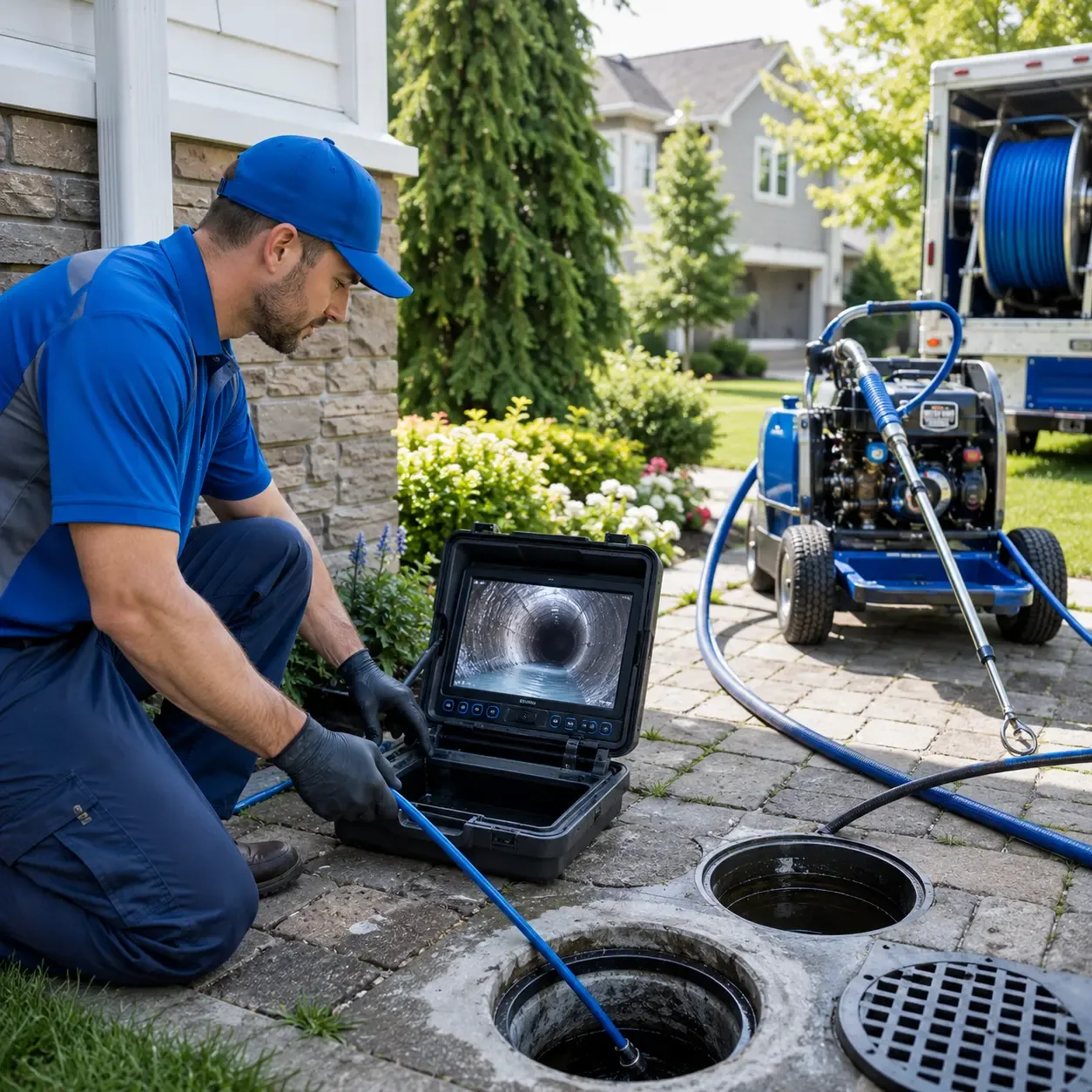 Outdoor drain cleaning professionals serving Thornton, CA